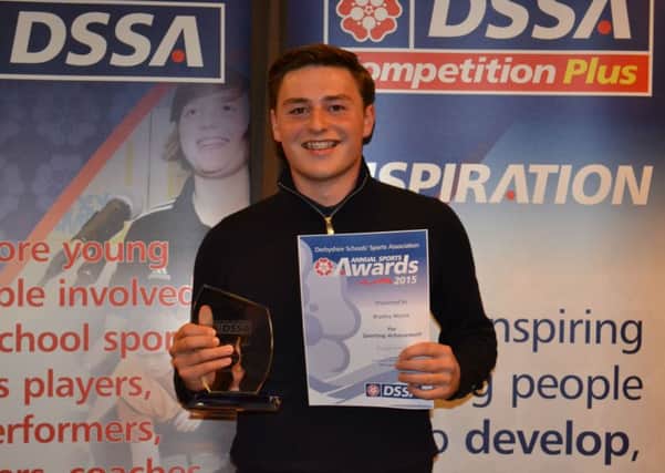 2015 DSSA Sports Awards Sportsperson of the Year Bradley Moore.