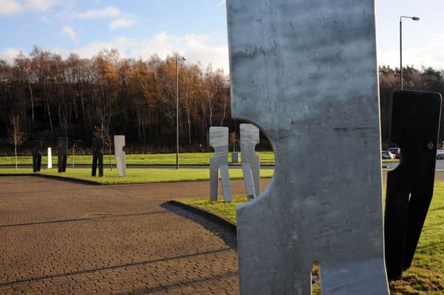 The Walking Together memorial at Markham Vale. Picture: Anne Shelley.