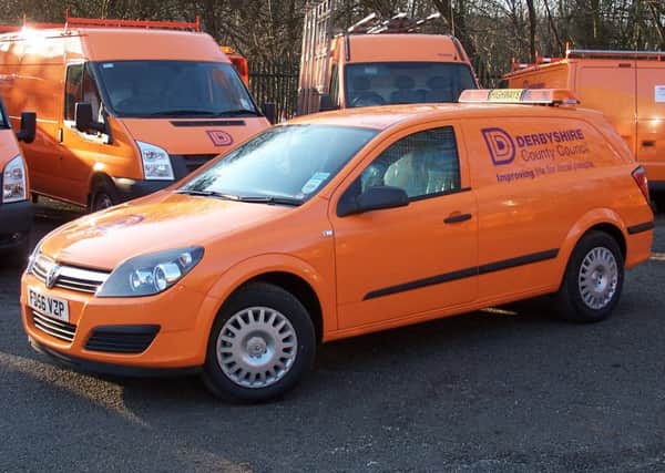 The old look orange vehicle