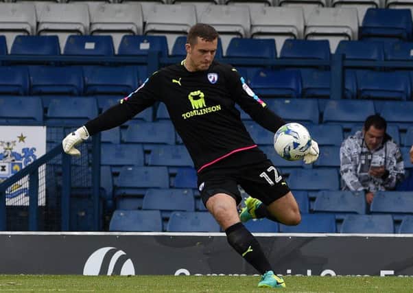 Picture Andrew Roe/AHPIX LTD, Football, EFL Sky Bet League One, Bury Town v Chesterfield, Gigg Lane, 24/09/16, K.O 3pm

Chesterfield's keeper Ryan Fulton

Andrew Roe>>>>>>>07826527594
