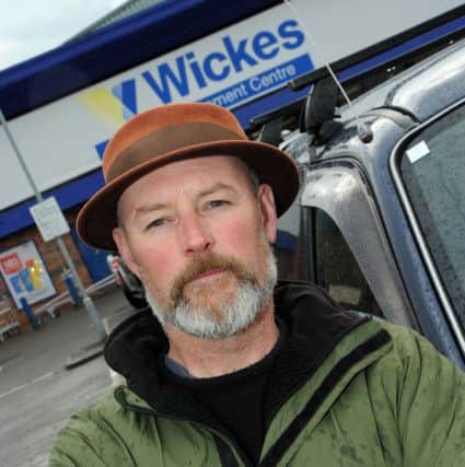 Shaun Sabin-Farrell who is contesting a parking charge issued after two separate visits to Wickes on the same day.