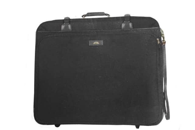 A suitcase similar to the one the man's body was found in.