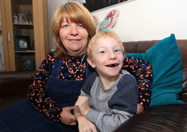 Sharon Davis from Chesterfied  is having problems getting home adaptions she needs for her severely disabled son Josh.