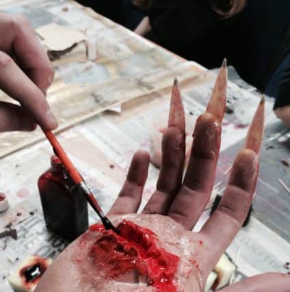 Special effects make up workshop with Drooleys.