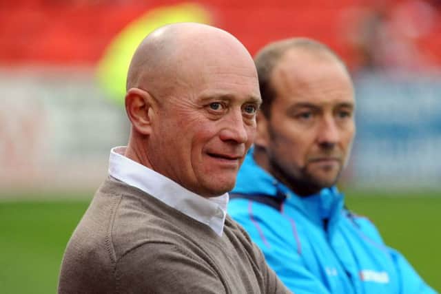 Alfreton Town manager, Nicky Law.