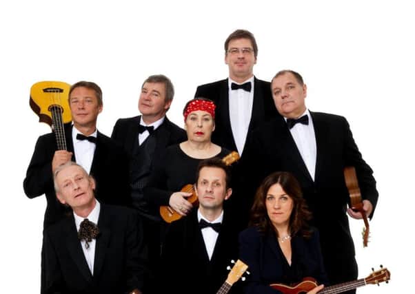 The Ukelele Orchestra of Great Britain play at Buxton Opera House on October 26.