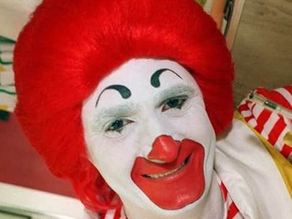 Ronald McDonald, who has apparently gone into hiding following a spate of 'killer clown' pranks worldwide.