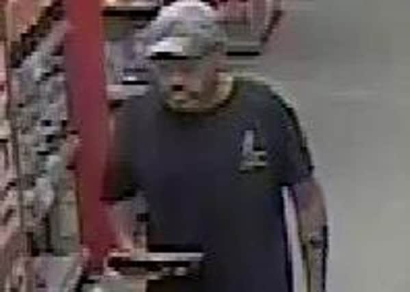 Do you recognise this man? If so, call police on 101.