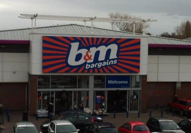 Pictured is B&M Bargains, at Ravenside Retail Park, Chesterfield.