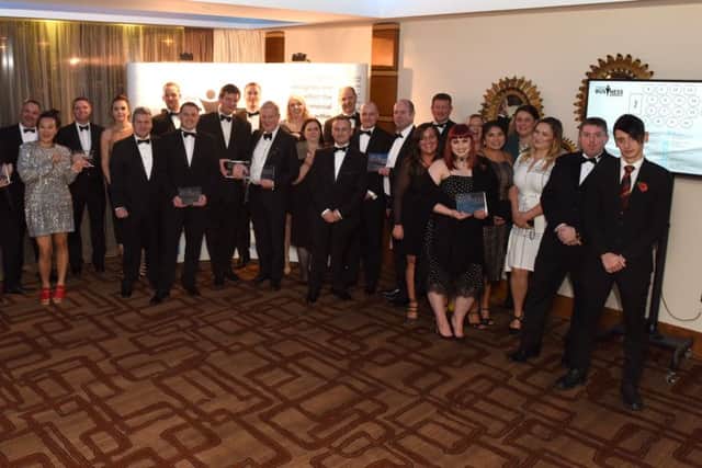 The winners of the Derbyshire Times Business Awards 2016. Picture: Andrew Roe