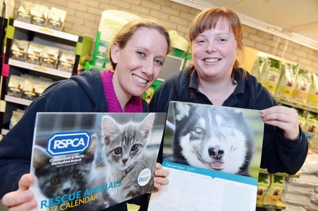 Chesterfield RSPCA feature. Julie Platts and Christine Duckworth.