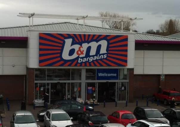 Pictured is B&M Bargains, at Ravenside Retail Park, Chesterfield.