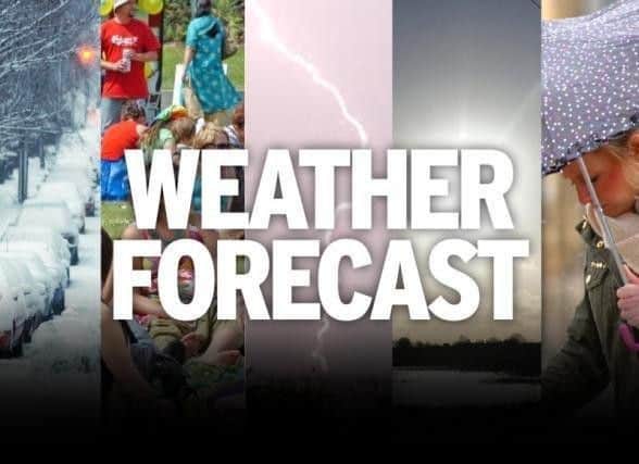 The Met Office has issued a yellow weather warning for tonight and tomorrow morning.