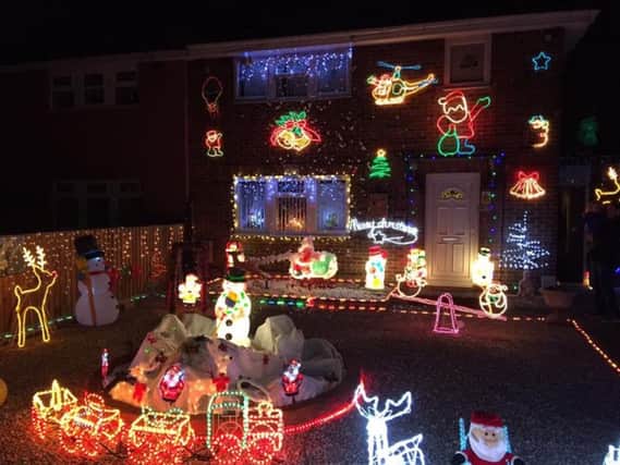 Carrie Cooke sent us this photo of lights on North Street, Holmgate, Clay Cross.