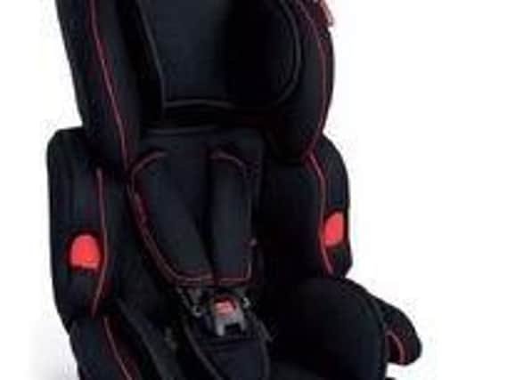 Anyone with one of the child car seats affected is asked to return it for a replacement or refund.