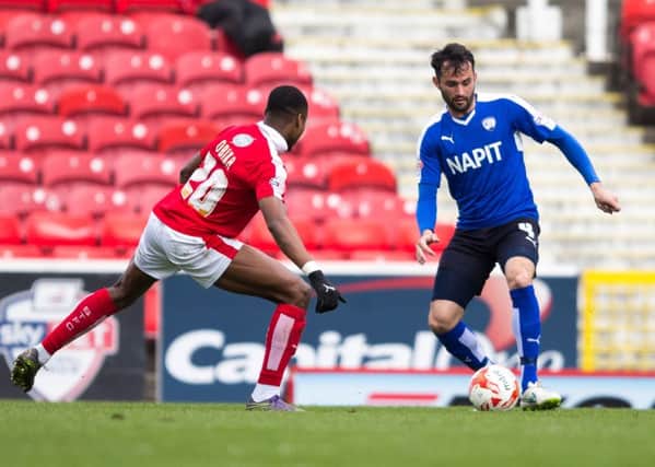 Swindon Town vs Chesterfield - Sam Hird - Pic By James Williamson