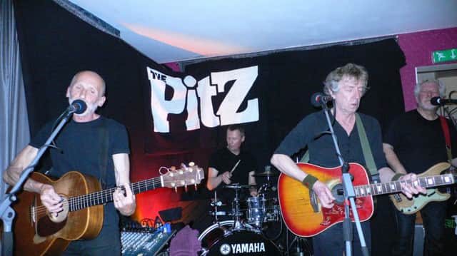 The Pitz playing at  the Three Horseshoes, Clay Cross.