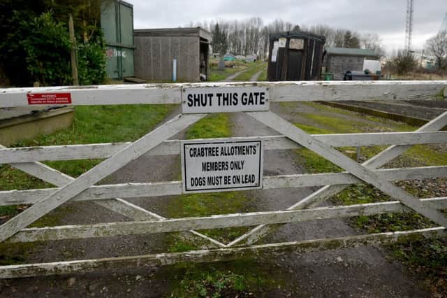 Thieves have targeted Crabtree Allotments, Alfreton