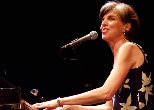Marcia Ball performs on Mountain Stage in 2001.