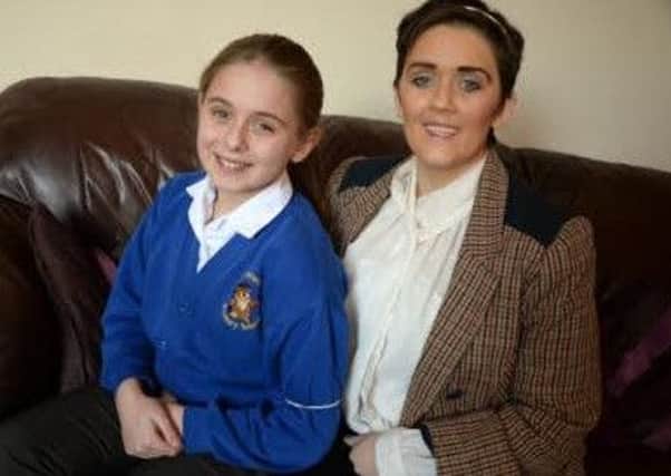 Michelle Hull-Bailey pictured with her then ten-year-old daughter Leah. Michelle sadly passed away in  June 2014.