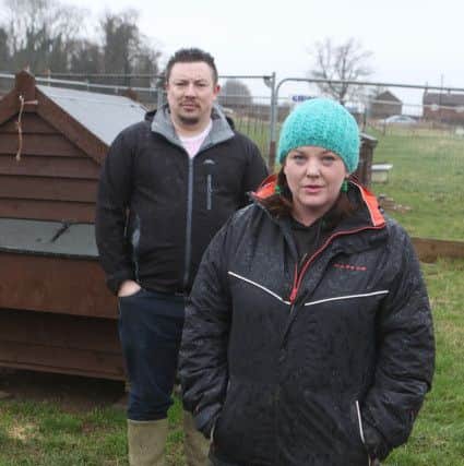 Bird Flu warning, poultry keepers Dan Eggleton and Nyree Clark