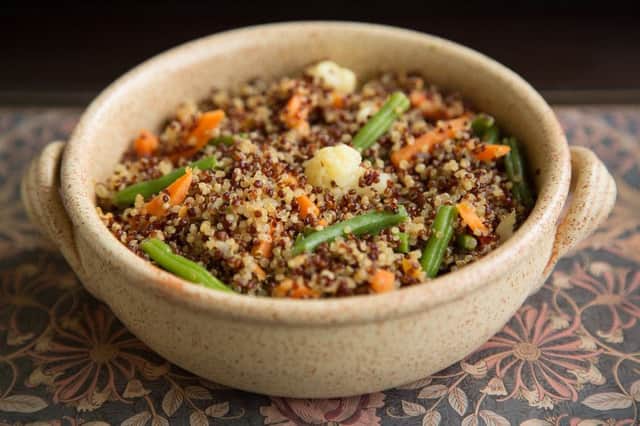 Quinoa and vegetalble pulao