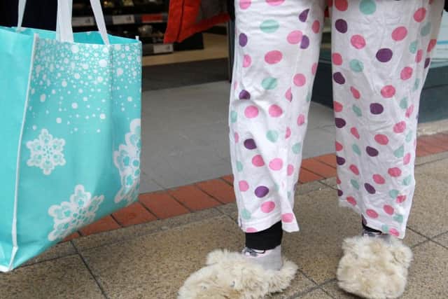 Would you go shopping in your pyjamas?