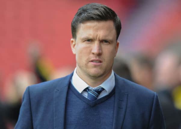 Date:28th March 2016. Picture James Hardisty.
Doncaster Rovers V Wigan Athletic. Pictured Wigan Athletic manager Gary Caldwell.