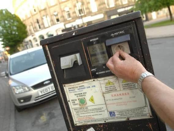 Parking meter in Harrogate
