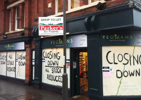Yeomans in Chesterfield is having a closing down sale