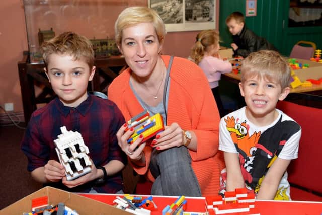 Families had plenty of fun at Chesterfield's Lego day on Saturday.