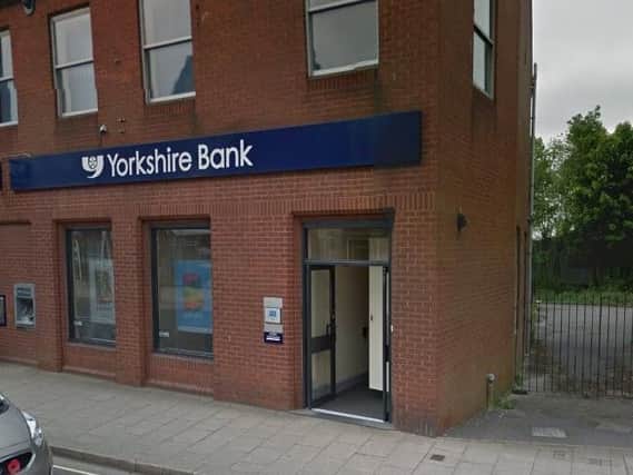 The Alfreton branch of Yorkshire Bank which will close in June.