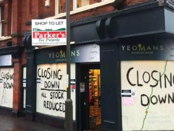 Yeomans in Chesterfield is having a closing down sale.