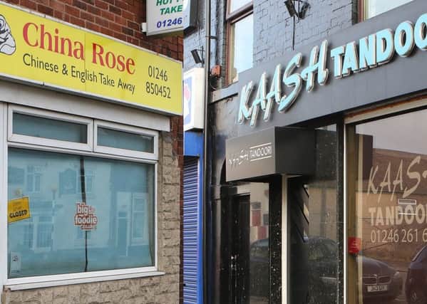 Chinese takeaway China Rose (left) and Kaash Tandoori (right) both scored zero on their last inspections.