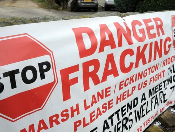 Protests and meetings against fracking have been taking place in the area.