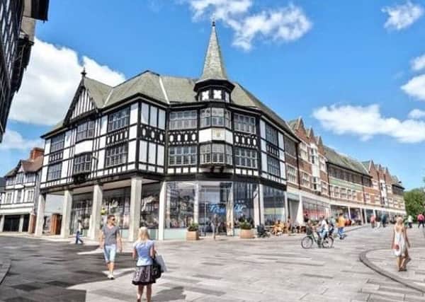 Artist's impression of how the redeveloped Co-op store will look