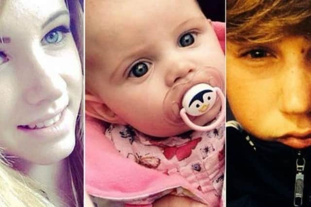 17-year old Amy Smith, her daughter Ruby-Grace Gaunt, aged six months, and 17-year-old Edward Green were all killed in the fire.