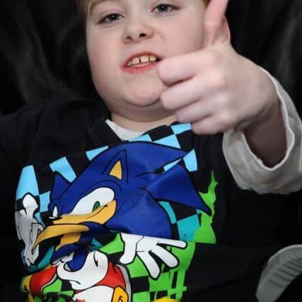 Eleven year old Owen Porter who is taking Network Rail to court over the lack of disabled access at Alfreton train station.