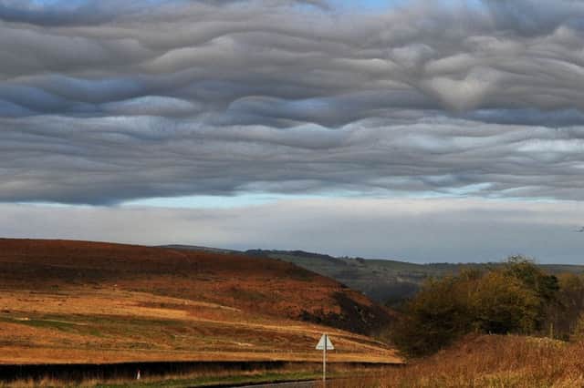 An unusual 'asperitas' cloud over Baslow this week (photo: Anne Shelley).
