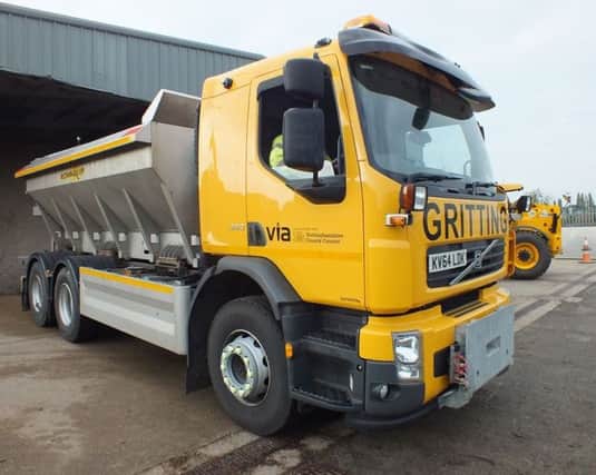 Gritters out in force...
