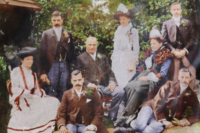 Frank's family in the 1900s