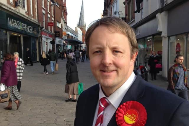 Chesterfield MP, Toby Perkins.