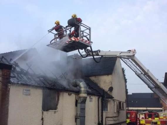 Photo - Derbyshire Fire and Rescue Service.