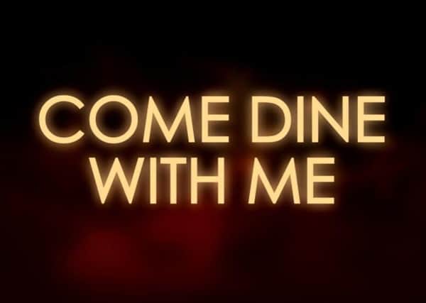 Come Dine With Me logo.