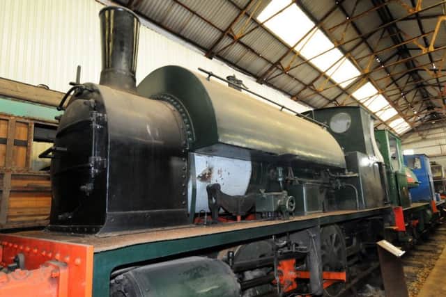 'Gladys'  who has never been out of Derbyshire, now retired at the Midland Railway museum.
