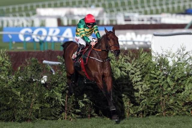 Three-times Cheltenham Festival winner Cause Of Causes, who is likely to be one of the market leaders for Saturday's Â£1 million Randox Health Grand National at Aintree. (PHOTO BY: David Davies/PA Wire)