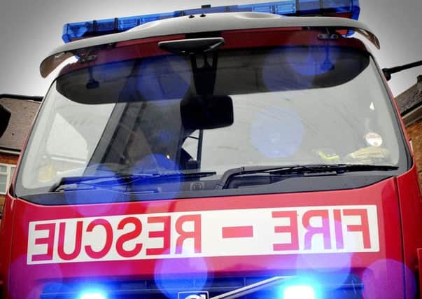 Fire crews were called to the scene of a Houghton fire.