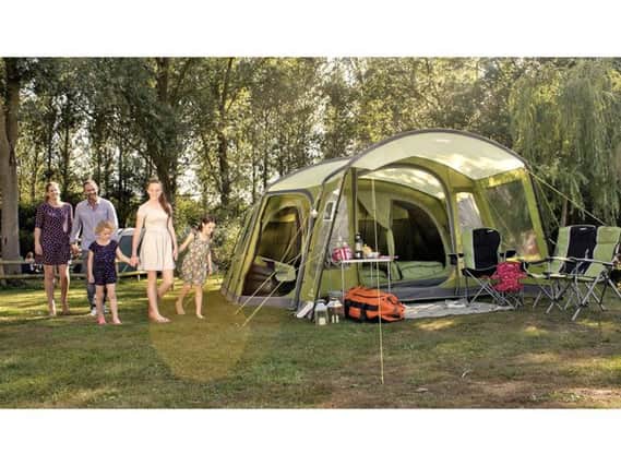 Win this enormous Vango Nadina 600 family tent and a mountain bike from GO Outdoors.