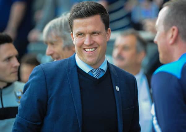 Chesterfield's manager Gary Caldwell 

Picture by Stephen Buckley/AHPIX.com. Football, League 1, Chesterfield v Port Vale; 08/04/2017 KO 3.00pm 
Proact stadium; copyright picture; Howard Roe; 07973 739229