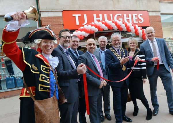 TJ Hughes opened by the mayor of Chesterfield Cllr Steve Brunt and mayoress Jill Manion-Brunt.